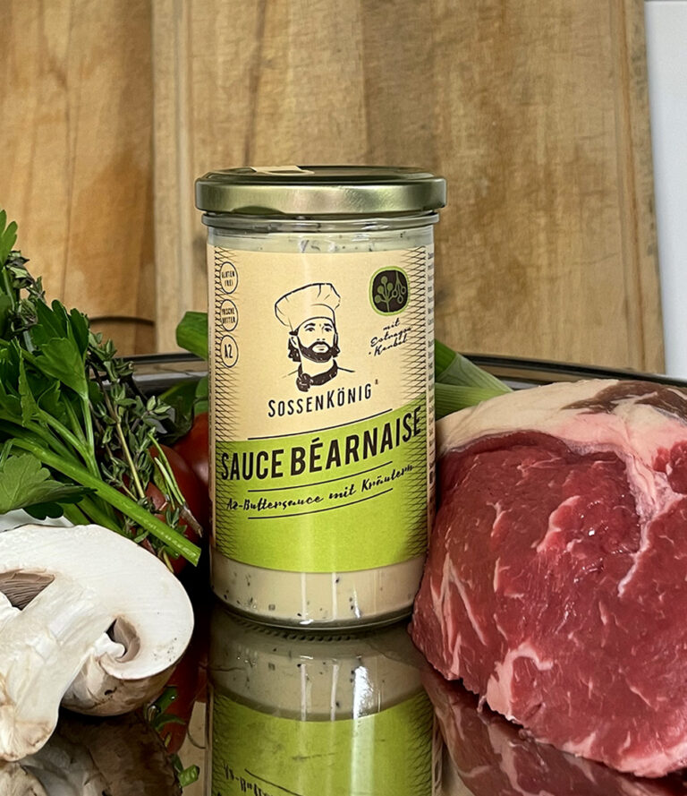 Sauce Béarnaise – SOSSENKÖNIG servierfertige Delikatessen Soßen