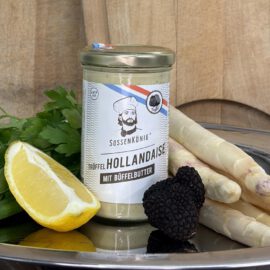 Trüffelhollandaise mit Büffelbutter